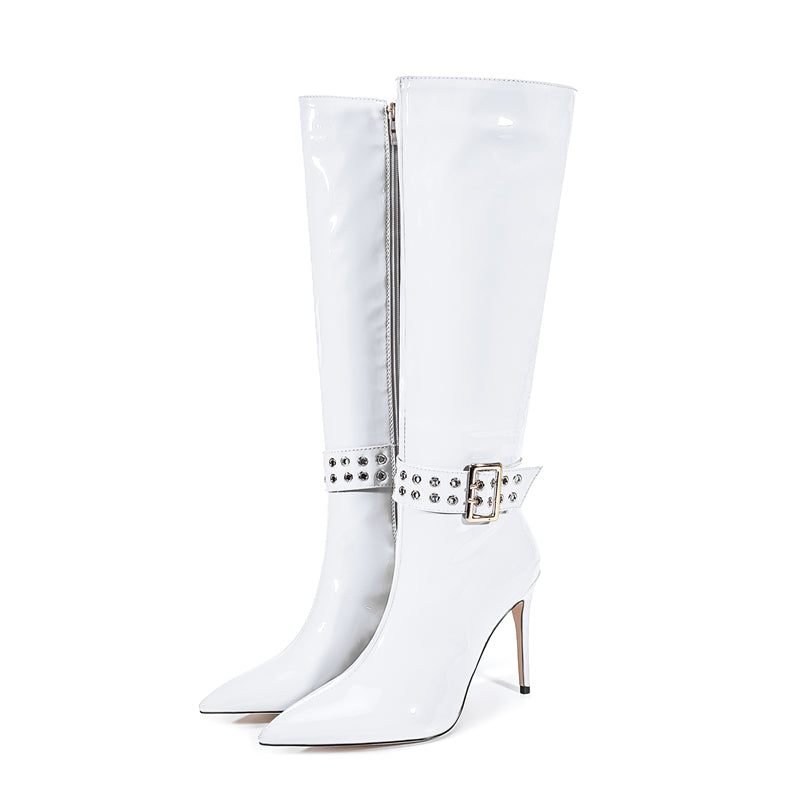 Luxe Chic Winter High Heeled Boots