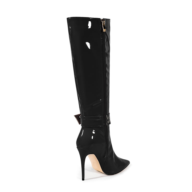 Luxe Chic Winter High Heeled Boots