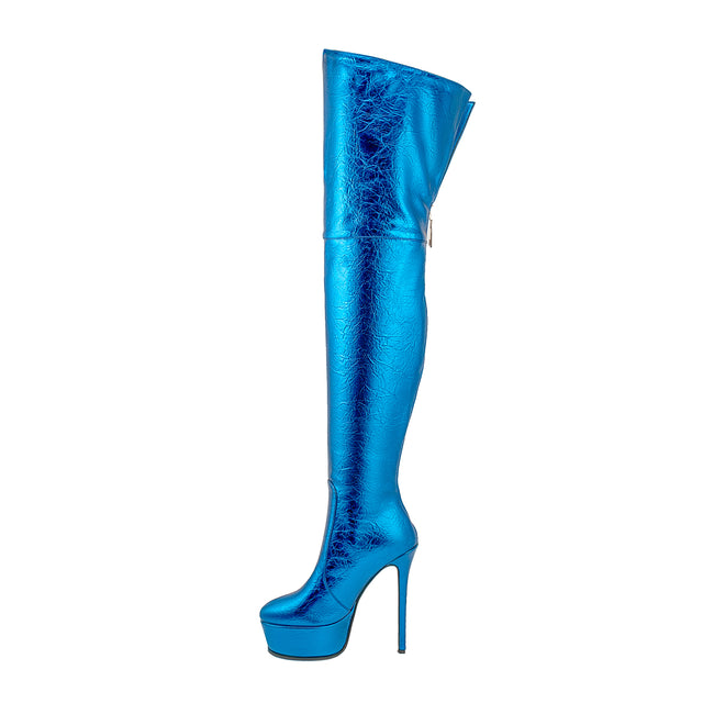 Veltique Wedding Slip Boots