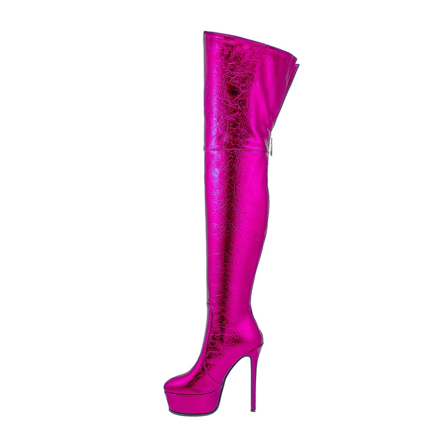 Veltique Wedding Slip Boots