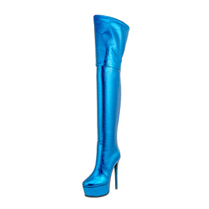Veltique Wedding Slip Boots