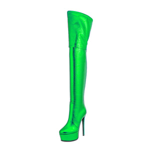 Veltique Wedding Slip Boots