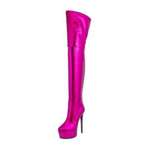 Veltique Wedding Slip Boots