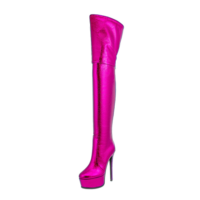 Veltique Wedding Slip Boots