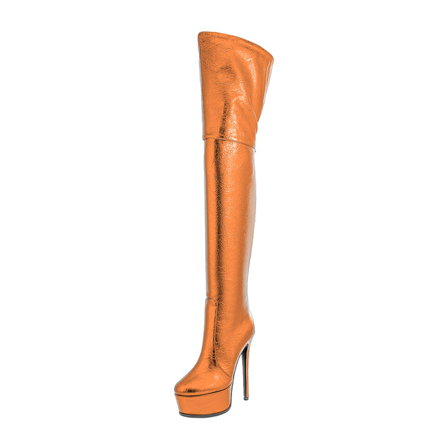 Veltique Wedding Slip Boots
