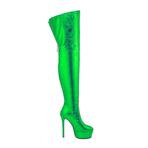 Veltique Wedding Slip Boots
