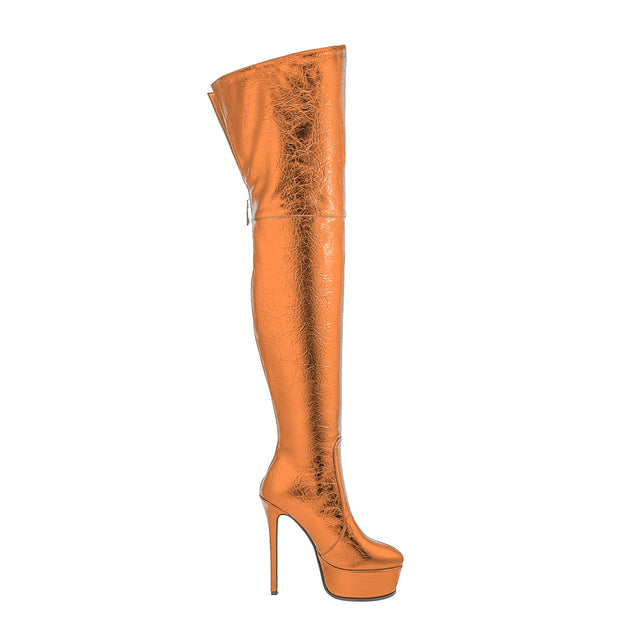 Veltique Wedding Slip Boots
