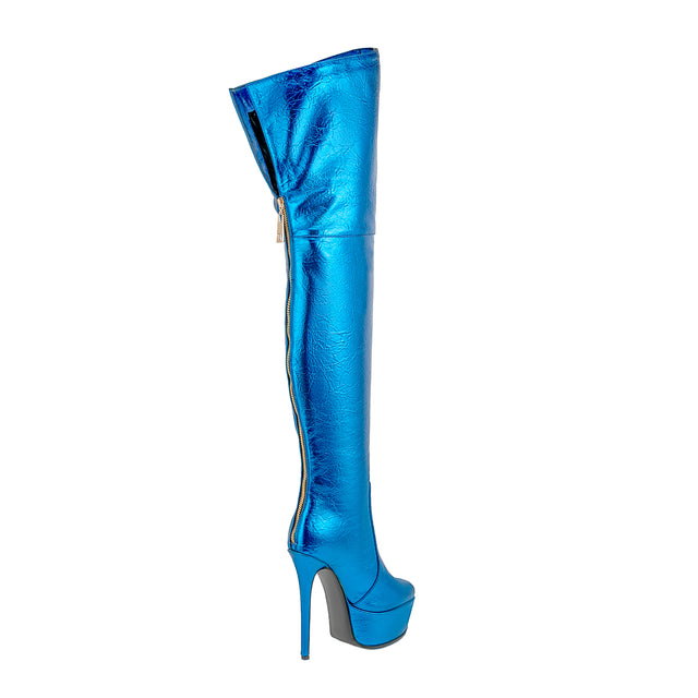 Veltique Wedding Slip Boots