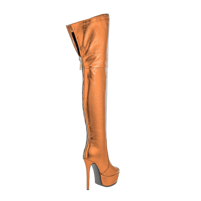 Veltique Wedding Slip Boots
