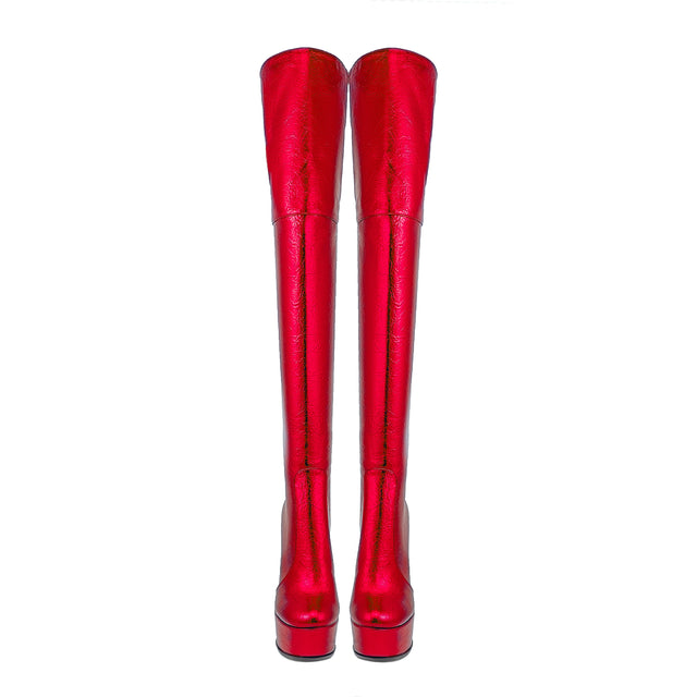 Veltique Wedding Slip Boots