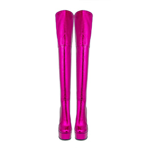 Veltique Wedding Slip Boots