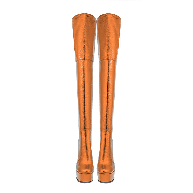 Veltique Wedding Slip Boots