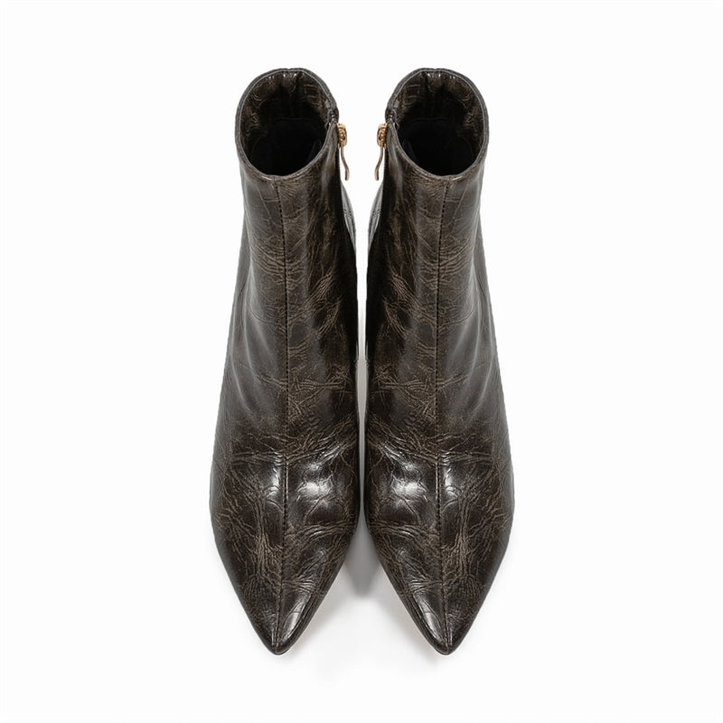 Ostranuxe Signature Zipper Boots