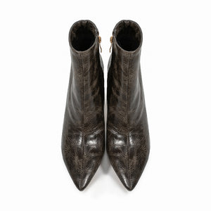 Ostranuxe Signature Zipper Boots