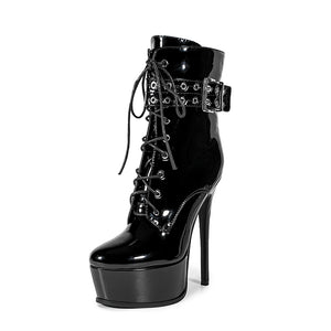 Diamoré Luxe Platform Heel Boots