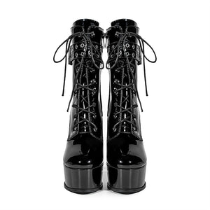 Diamoré Luxe Platform Heel Boots
