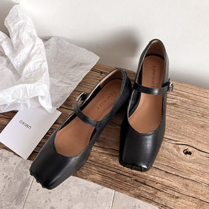 Chic Mary Janes Square Toe Strap Shoes