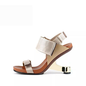 Veltique Buckle Heels Elegance