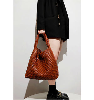 Elegant Women PU Casual Tote Bag