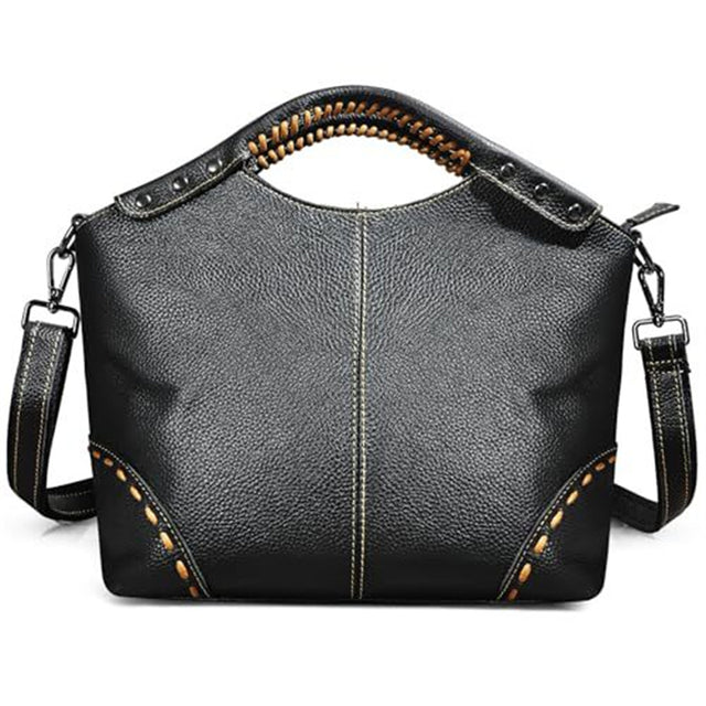 Classic Chic Leather Ensemble Tote