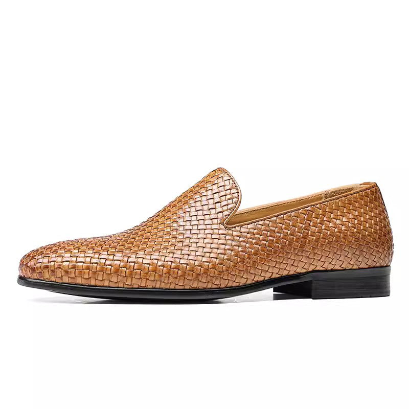 Noirelle Croco Luxe Lace-Ups