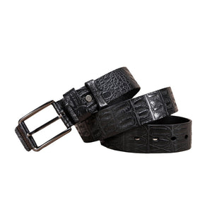 Alligator Pattern Lux Cowskin Men's Belt