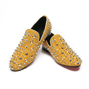 Luxe Exotic Pattern Genuine Leather Slip-on Loafers