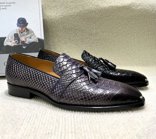 Ebonique  Croctex Elegant Slip-ons
