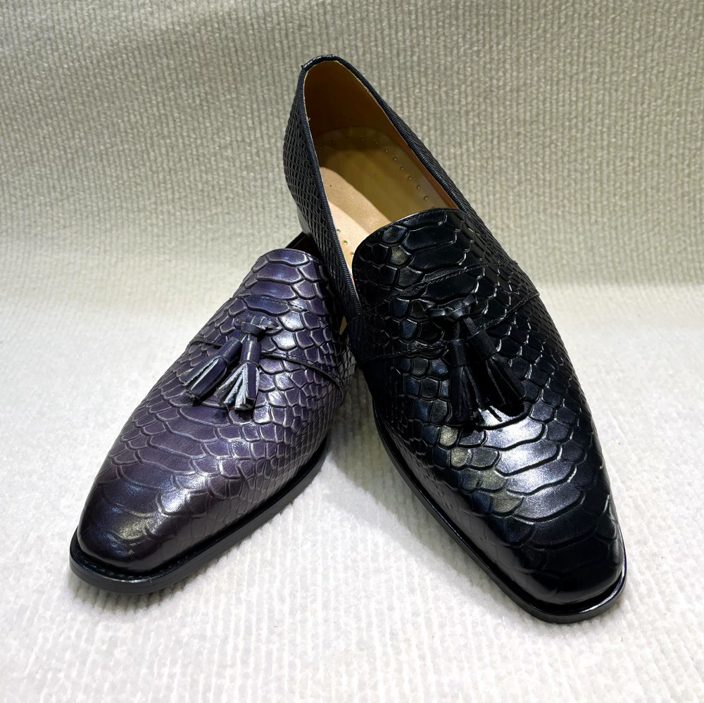 Ebonique  Croctex Elegant Slip-ons