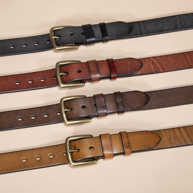 Lux Cowskin Men's Belt