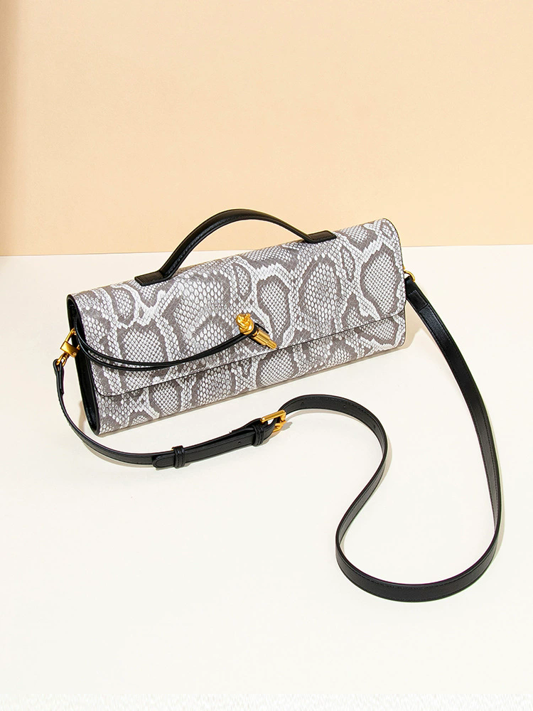 Serpatura Snake Pattern Purse
