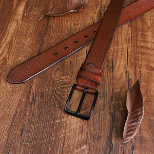 Artisan Crafted Cowskin Belt