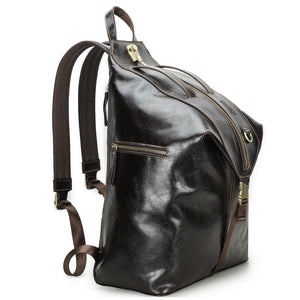 Luxury Exotic Leather Softback Laptop Backpack