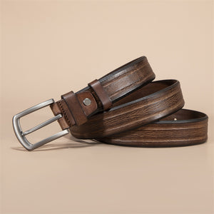 Artisan Crafted Cowskin Belt