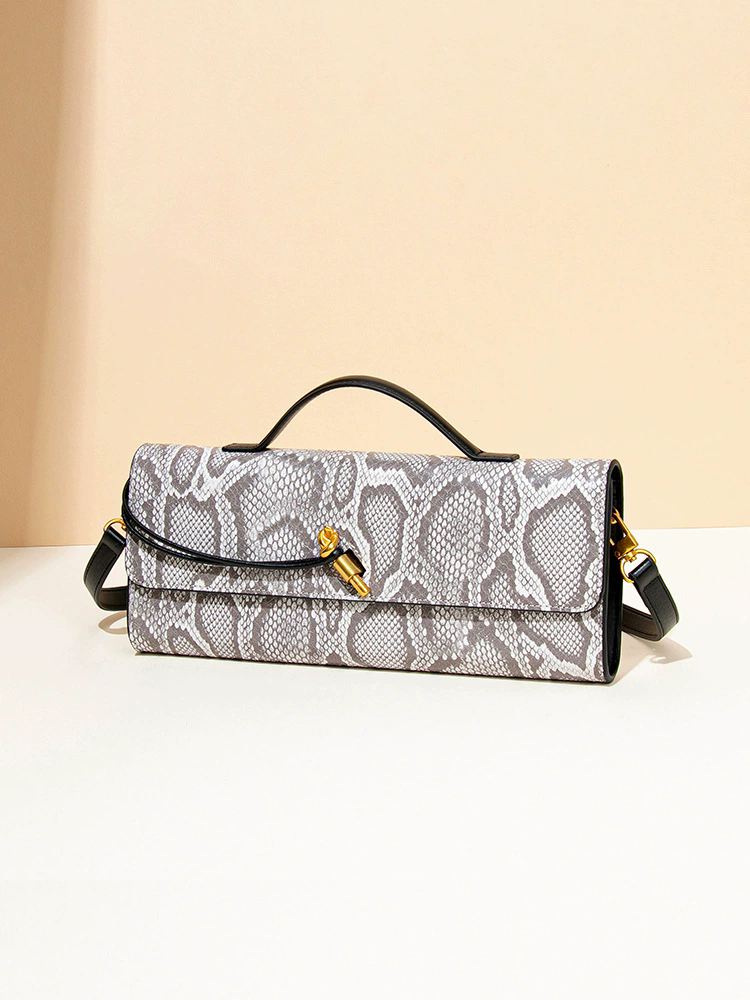 Serpatura Snake Pattern Purse