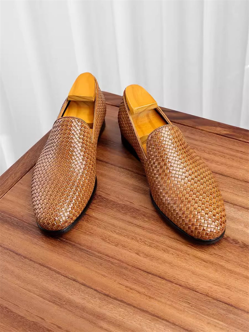 Noirelle Croco Luxe Lace-Ups