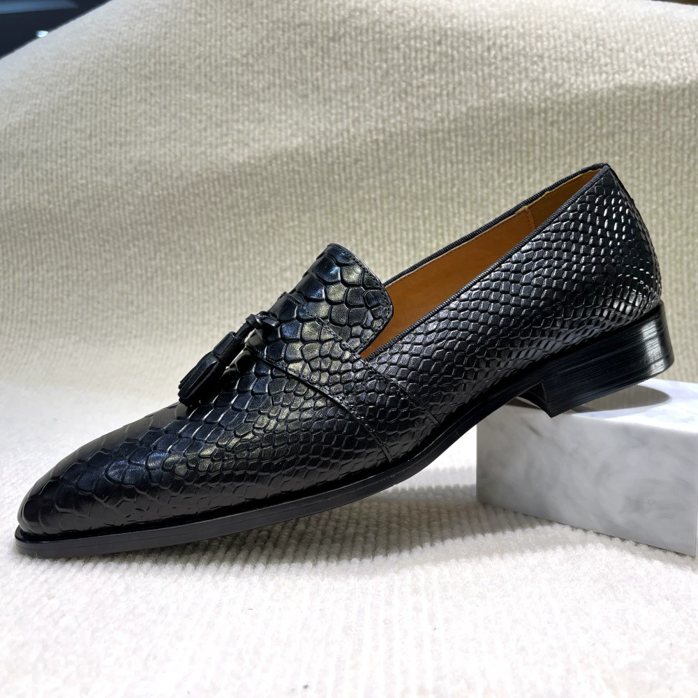 Ebonique  Croctex Elegant Slip-ons