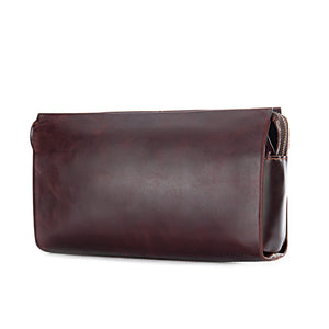 CowLuxe Stylish Leather Men's Organizer Bag