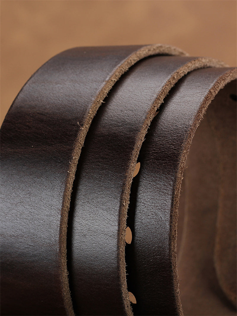 Artisan Crafted Cowskin Belt