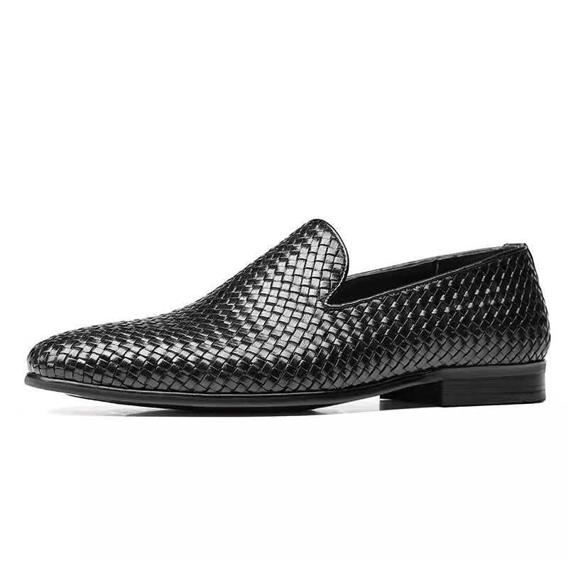 Noirelle Croco Luxe Lace-Ups