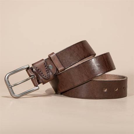 Artisan Crafted Cowskin Belt