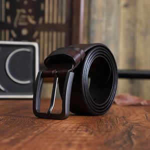 Artisan Crafted Cowskin Belt