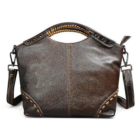 Classic Chic Leather Ensemble Tote