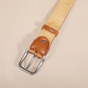 Artisan Crafted Cowskin Belt