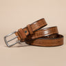 Artisan Crafted Cowskin Belt