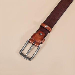 Artisan Crafted Cowskin Belt