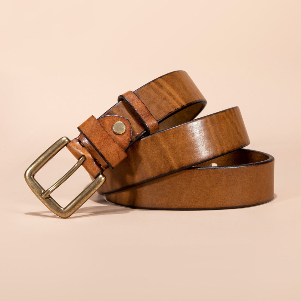 Lux Cowskin Men's Belt