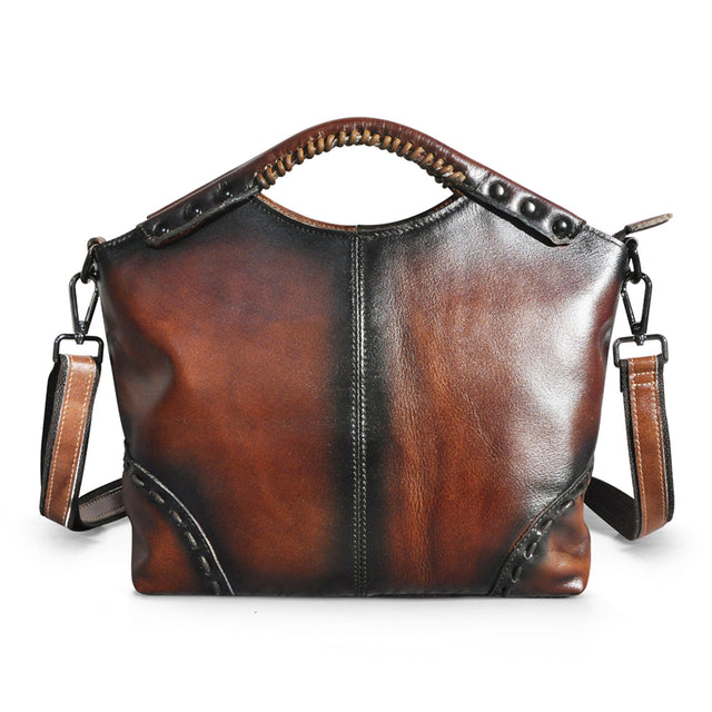 Classic Chic Leather Ensemble Tote