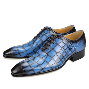Luxury Croctex Pointed Toe Oxford Dress Shoes - FINAL SALE