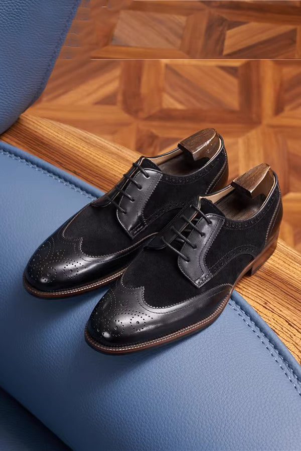 Classy Leather Lace Up Business Loafers